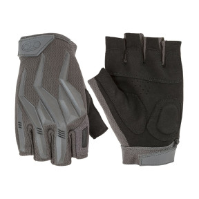 Graue Raptor Halbfinger-Handschuhe - Highlander