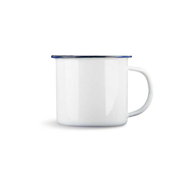 Kubek 280mL z białej emalii - Highlander