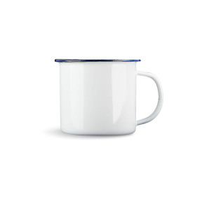Kubek 560mL z białej emalii - Highlander