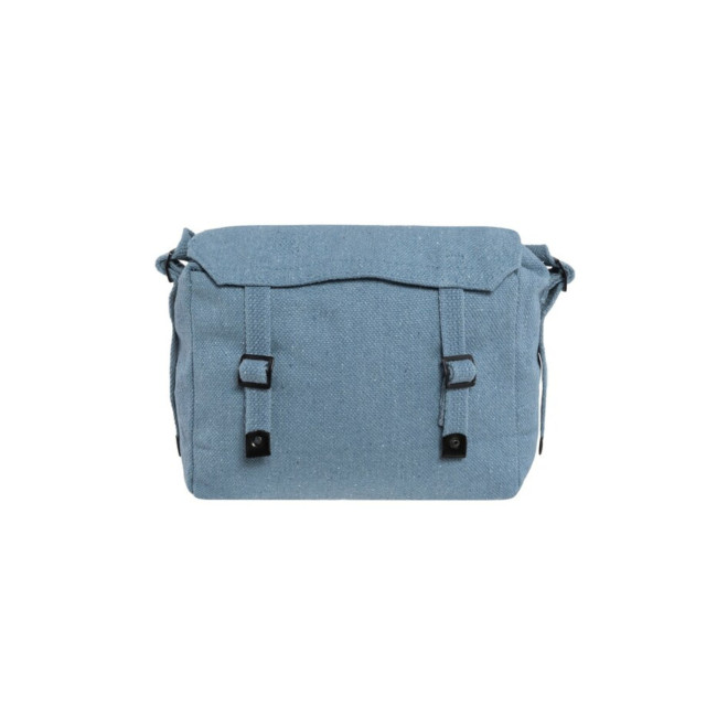 Militärische Umhängetasche aus Baumwollcanvas Blau - Highlander