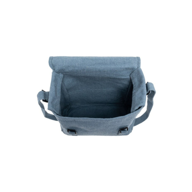 Musette militaire en coton canvas Bleue - Highlander