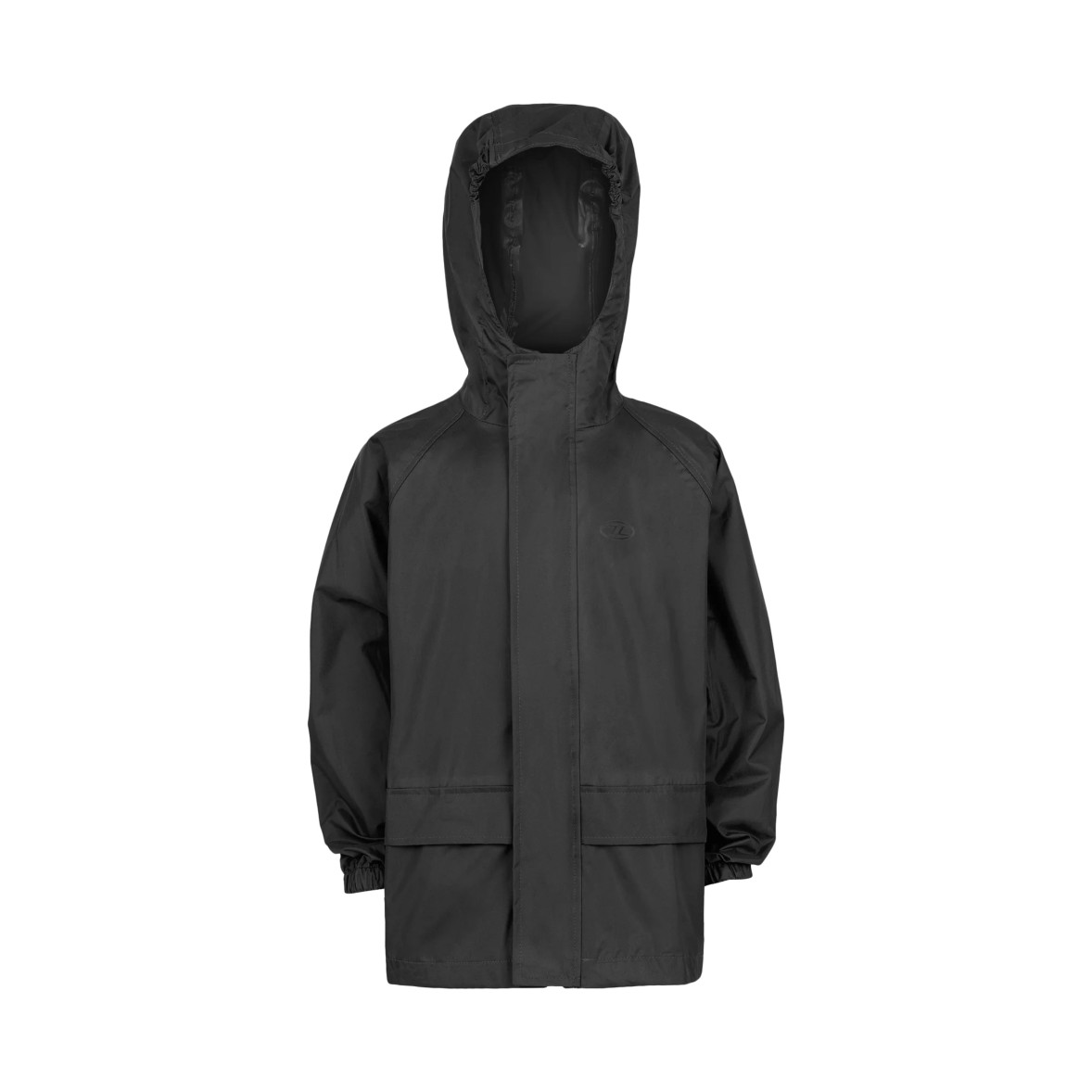 Children's Rain Jacket - Black - Highlander