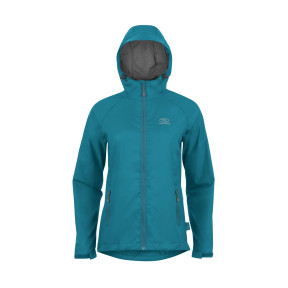 Kurtka Stow & Go Waterproof Damska - Niebieska Petrolejowa - Highlander