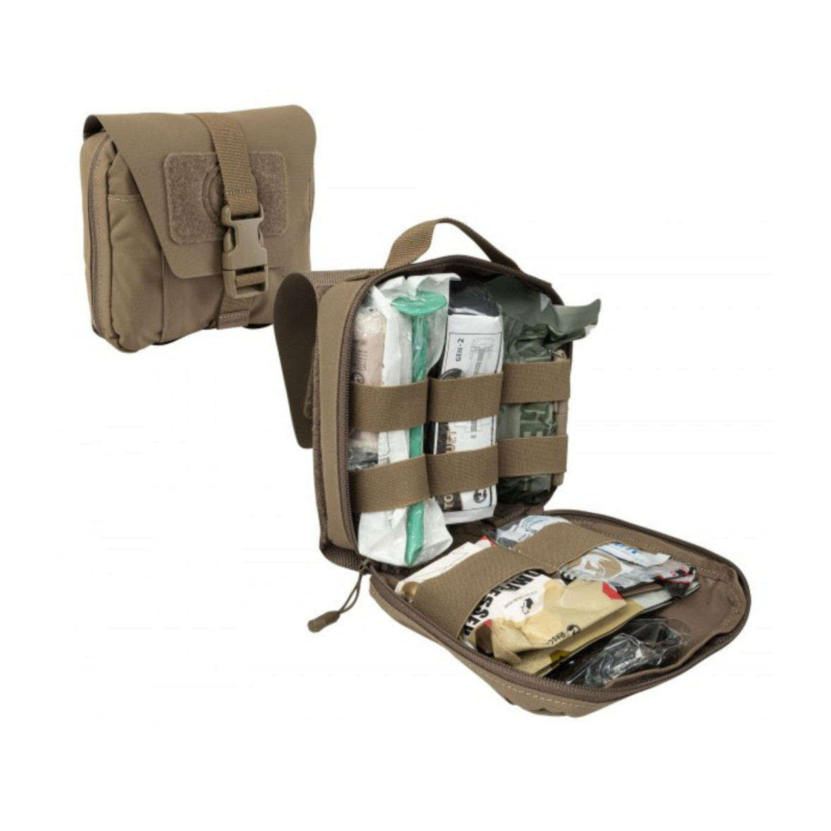 Condor MA21-498 Poche De Secours EMT Tactique – Coyote Brown, Nylon Résistant, Pour Équipement Militaire Ou Outdoor