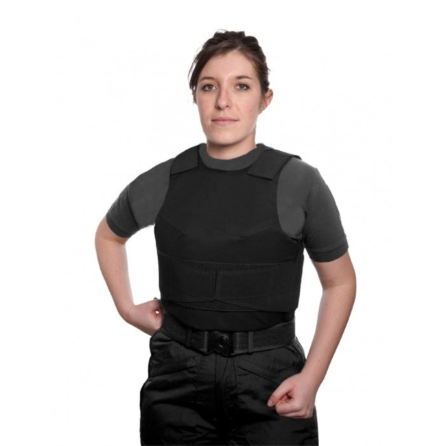 Kugelsichere Weste Scorpion NIJ IIIA Damen - Schwarz - Le Protecteur