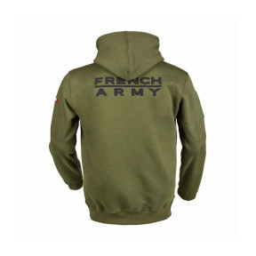 Felpa con cappuccio French Army Verde militare - Ares