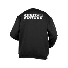 Sweatshirt French Forces Schwarz - Ares