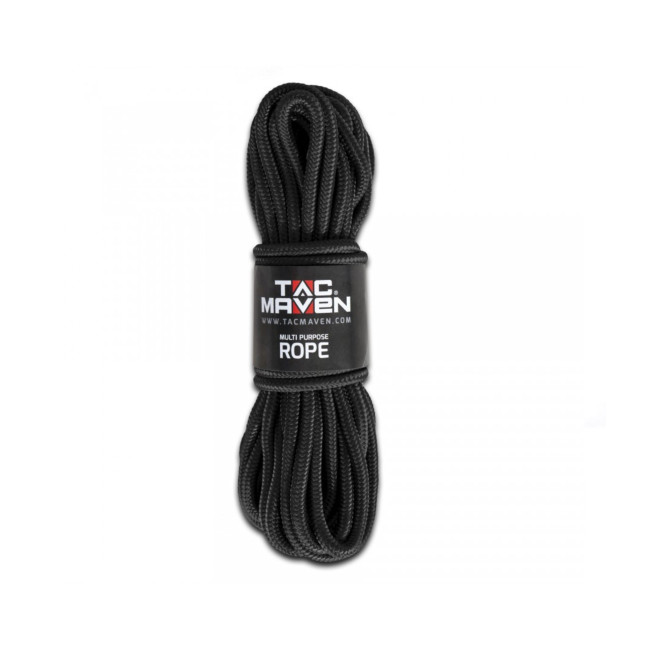Corde polyvalente 10mm15m - Noir - Tac Maven
