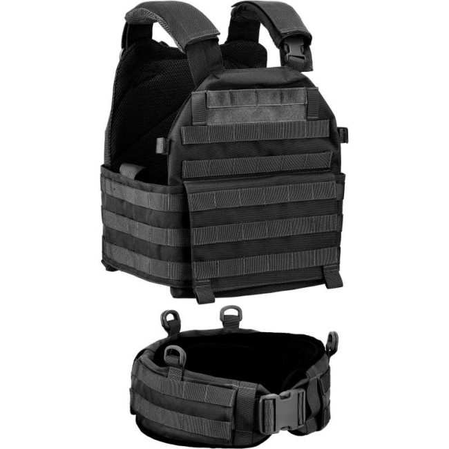 Gevechtsvestdrager / MOLLE-riem Zwart - Defcon 5