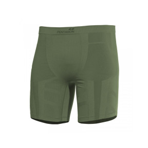 Krótkie legginsy termiczne Plexis - Camo Green - Pentagon