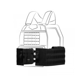 Modulaire cummerbund voor plaatdrager - Zwart - Pentagon
