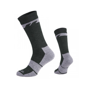 Par de meias Alpine Merino Heavy - Verde Azeitona - Pentagon