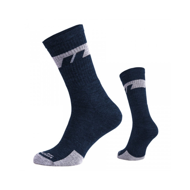 Paio di calzini Alpine Merino Mid - Blu Marina - Pentagon