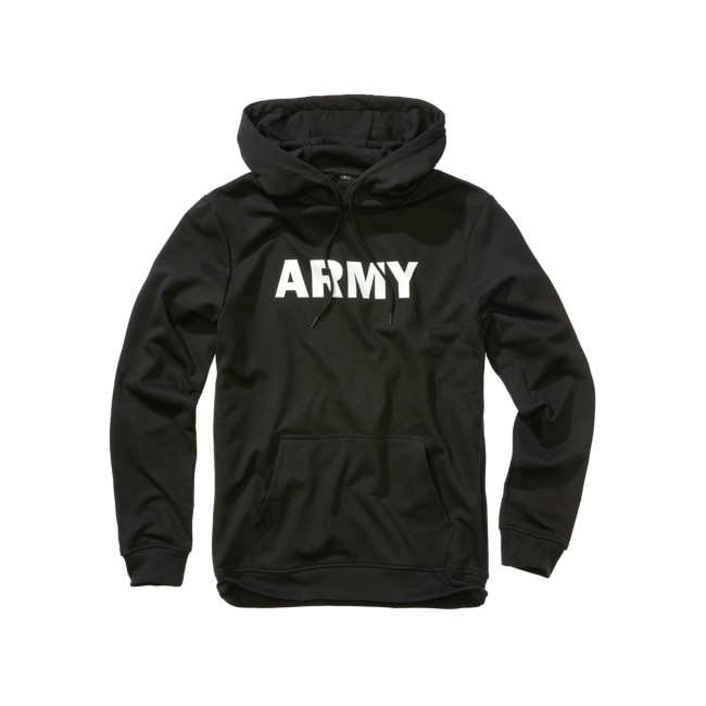 Camisola com capuz ARMY preta - Brandit