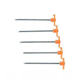 Lot de 50 piquets de tente en acier 18cm - Highlander