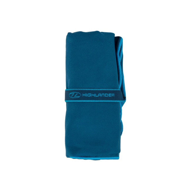 Microfiber handdoek 85 x 150 cm Marineblauw - Highlander