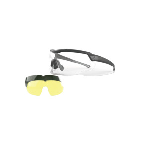 Occhiali balistici Rolling Thunder (kit 3 lenti Incolore/Fumé/Giallo) - Nero - Edge Tactical