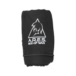 Serviette microfibre 100x50 cm noir - Ares