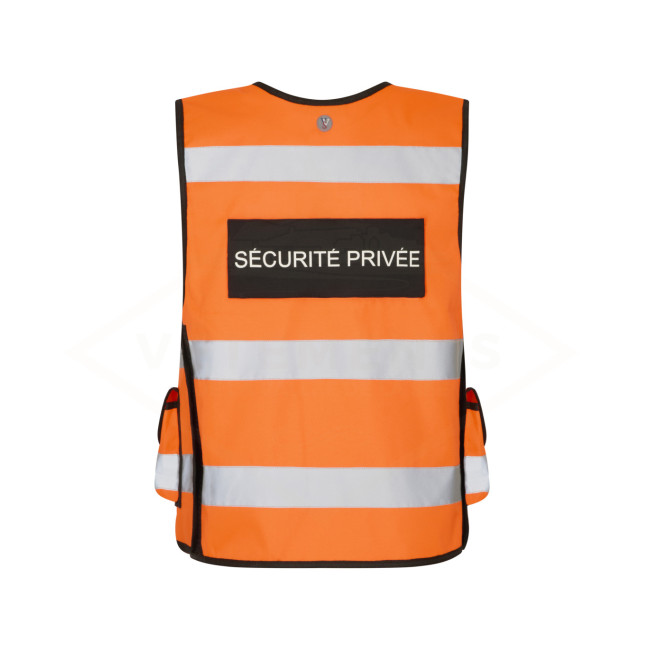Vest Tactic oranje HV Particuliere Beveiliging - VVS