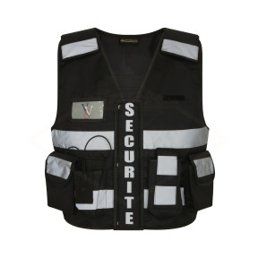 Gilet Tactic Thor Sécurité Privée - Noir - VVS