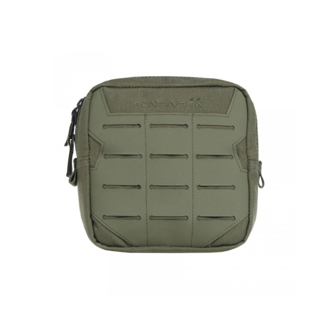 Pochette Elpis 15x15cm - Vert Olive - Pentagon