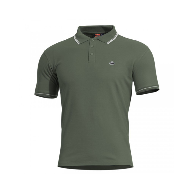 Polo Aniketos z lamówkami - Camo Green - Pentagon