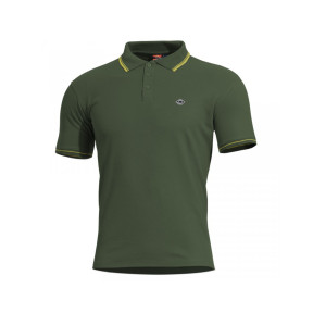 Polo Aniketos avec liserés - Vert Springbok - Pentagon