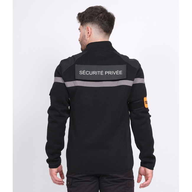 Mikrofleece-Weste V2 Private Sicherheit NEVADA - Schwarz - Force Series