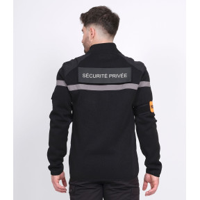 Gilet in micropile Sicurezza Privata NEVADA V2 - Nero - Force Series