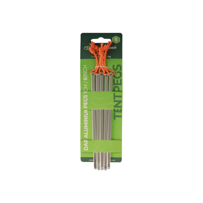 Lote de 5 estacas de tienda en aluminio 16cm - Highlander Outdoor
