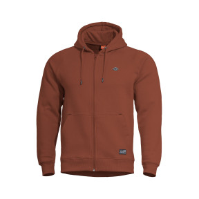 Sudadera con capucha Phaeton con cremallera - Burdeos - Pentagon