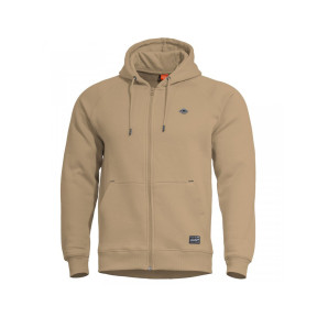 Sweat à capuche Phaeton avec zip - Marron Tan - Pentagon