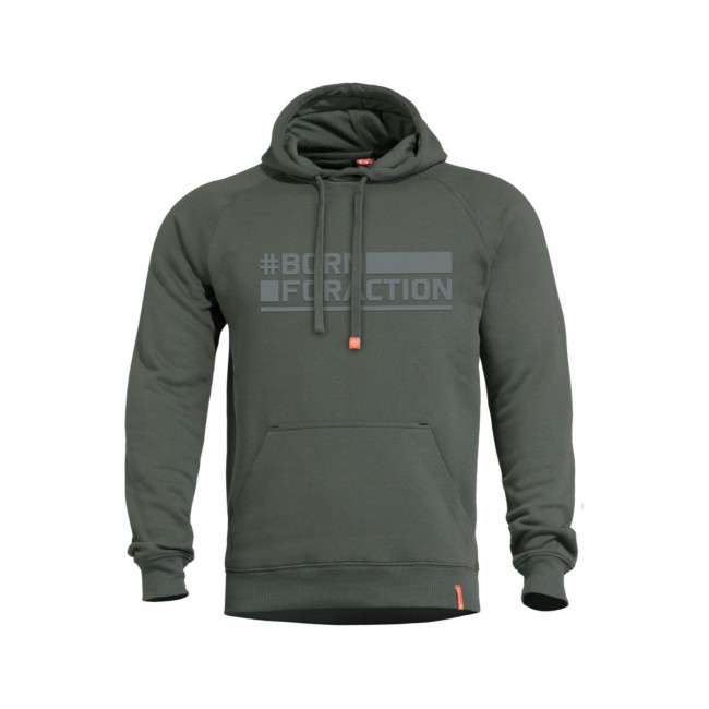 Hoodie Phaeton Born For Action - Camo Green - Pentagon