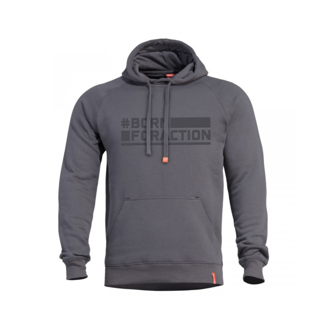 Sweat à capuche Phaeton Born For Action - Gris Chiné - Pentagon