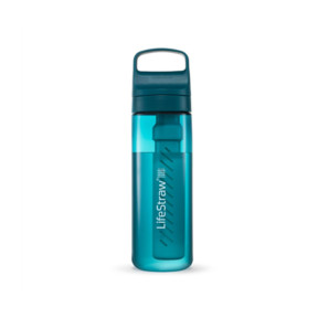 Filterende veldfles 650mL Go Series - Laguunblauw - LifeStraw