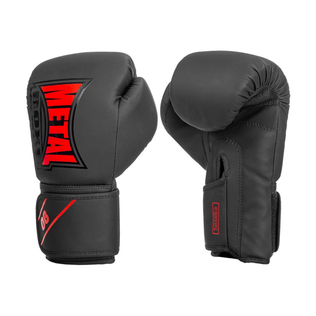 Trainingshandschuh Starter Schwarz/Rot - Metal Boxe