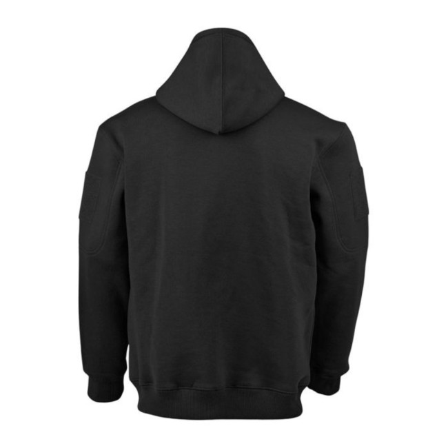 Sweat à capuche zip noir - Ares