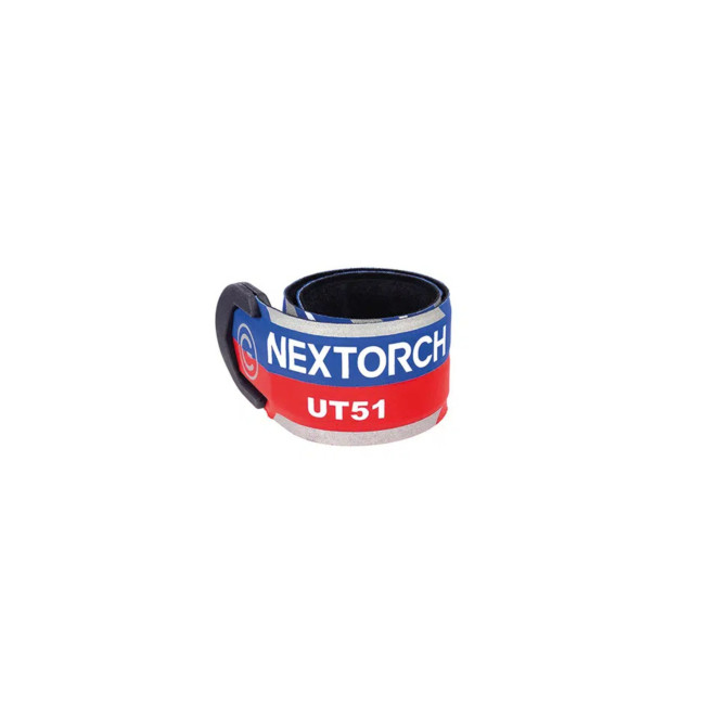 Bracciale flessibile luminoso ricaricabile UT51 - Blu/Rosso - Nextorch