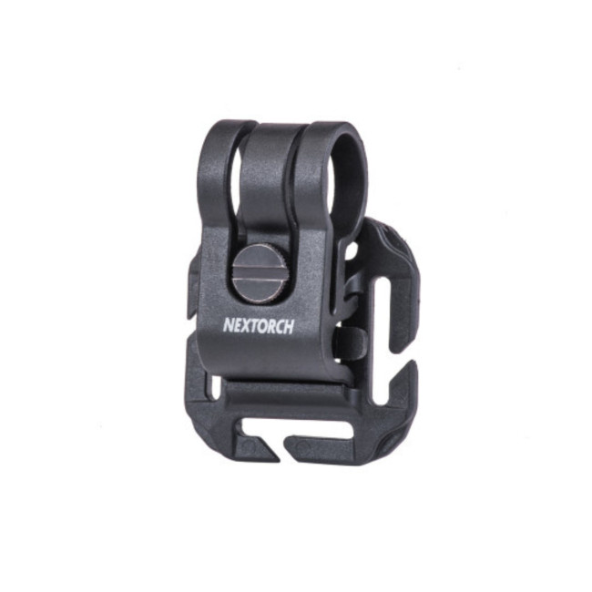 Sistema de fixação para capacete tático e passadores MOLLE para lanterna Glo-Toob - Preto - Nextorch