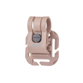 Sistema de fijación para casco táctico y pasadores Molle para linterna Glo-Toob - Tan - Nextorch