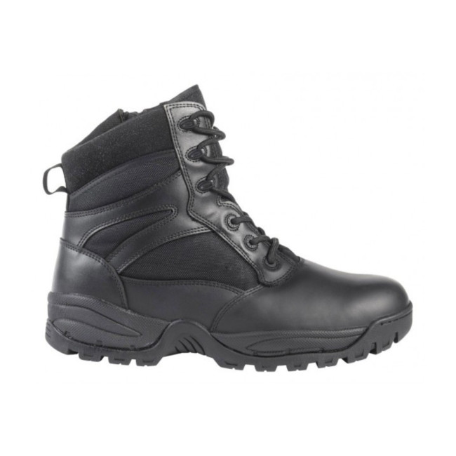 Botas de intervenção Megatech Evo 6" com fecho de correr simples - Preto - CityGuard
