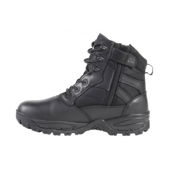 Botas de intervenção Megatech Evo 6" com fecho de correr simples - Preto - CityGuard