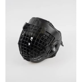 CAPACETE COM GRADE METALICA - METAL BOXE