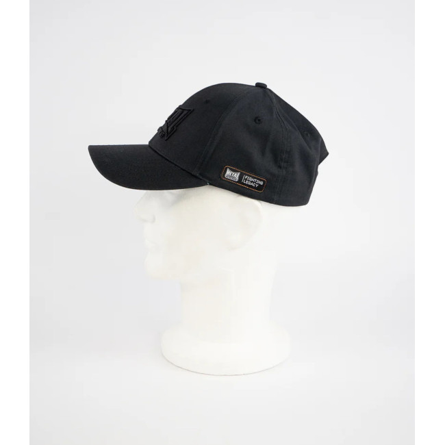 CAPPELLO CON LOGO RICAMATO NERO - METAL BOXE