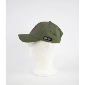 CASQUETTE PATCH CUIR KAKI - METAL BOXE