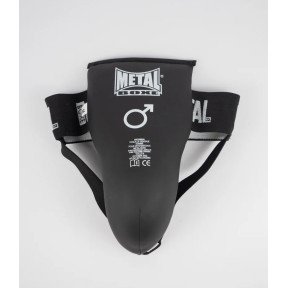 Ochraniacz Krocza Męski Semi-Pro Czarny - Metal Boxe