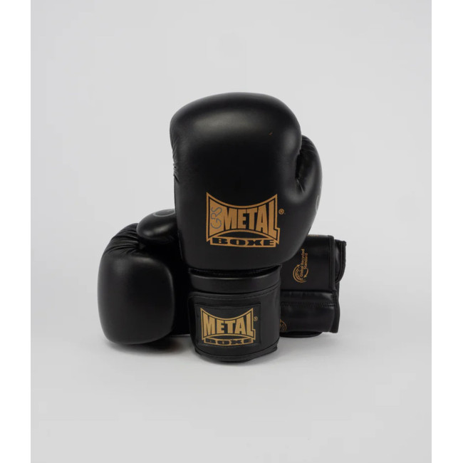 Rękawica Bokserska Treningowa Szara Czarna - Metal Boxe