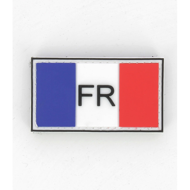 Patch 3D em PVC: pequena bandeira francesa - 101 Inc