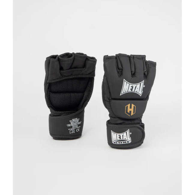 GUANTO MMA PRO SENZA POLLICE OCTAGON NERO - METAL BOXE
