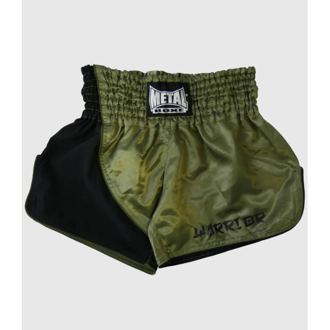 CALÇÃO KICK WARRIOR PRETO/CAQUI - METAL BOXE